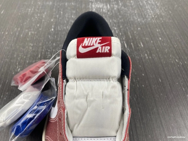 FN0432-017 JORDAN OG BLACK' TROPHY ROOM 'RED 1 AIR X LOW 0727